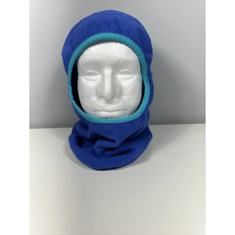 Vtg Patagonia Capilene Balaclava One Size Blue & Teal Face Warmer‎ Head Covering